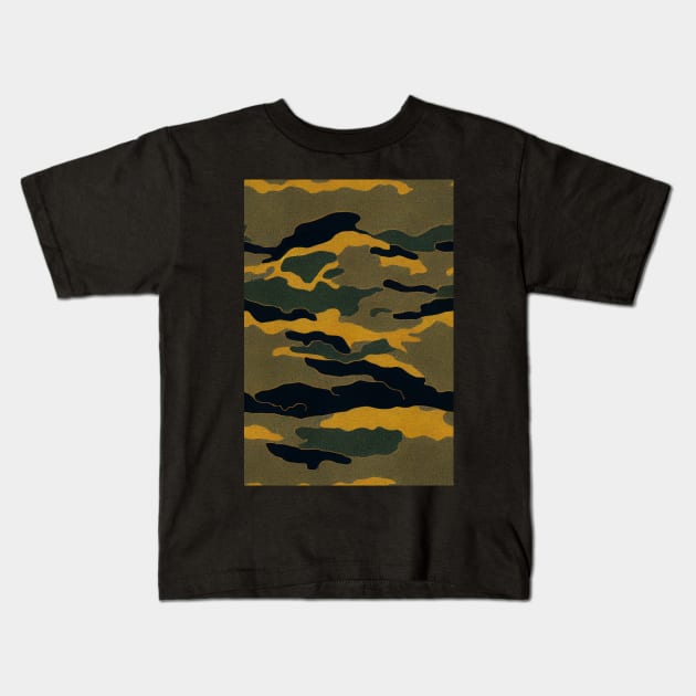 Camouflage Army Pattern, a perfect gift for all soldiers, asg and paintball fans and everyday use! #8 Kids T-Shirt by Endless-Designs